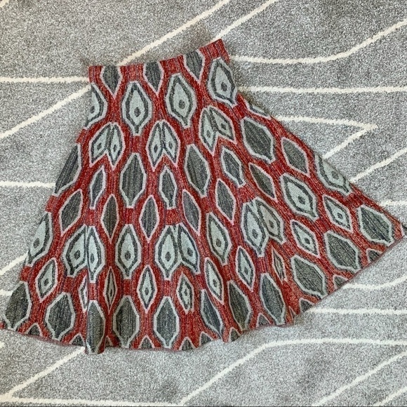 Kidichic Orange Metallic Knit A-line Skirt 14 - Picture 1 of 5